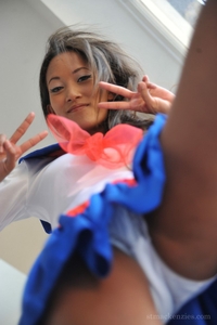 Japanese exchange student Ayumi
