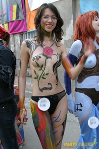 Topless Bodypaint Art Festival