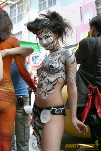 Topless Bodypaint Art Festival