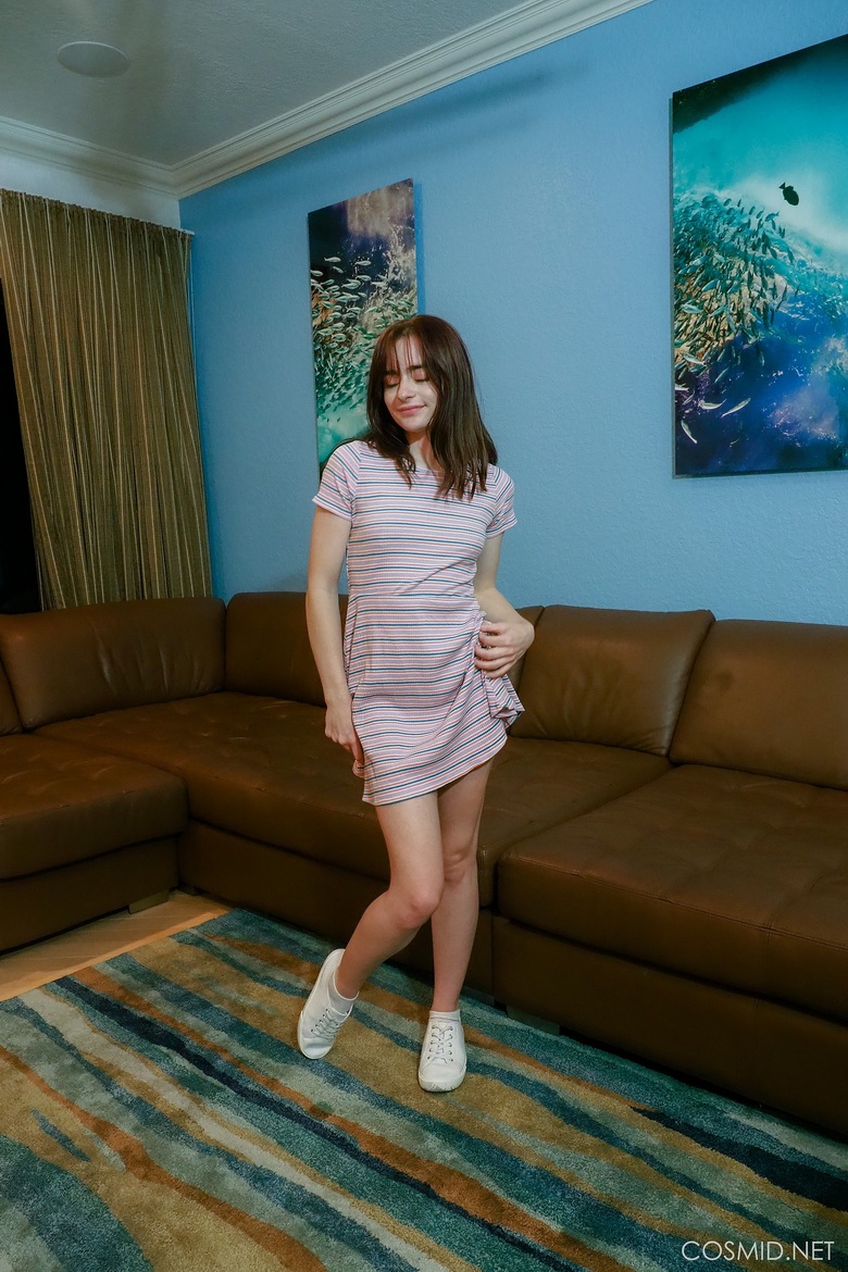 Reese Oliver takes off her tiny dress