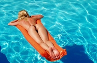 Under pool water
