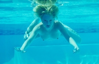 Under pool water