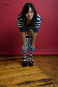 Cutie Keira in stripes