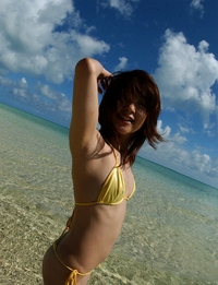 Mihiro nude at the beach