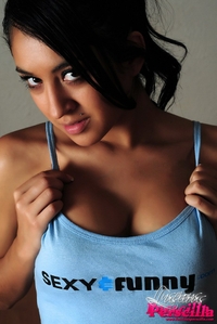Luscious Perscilla is a hot latina teen
