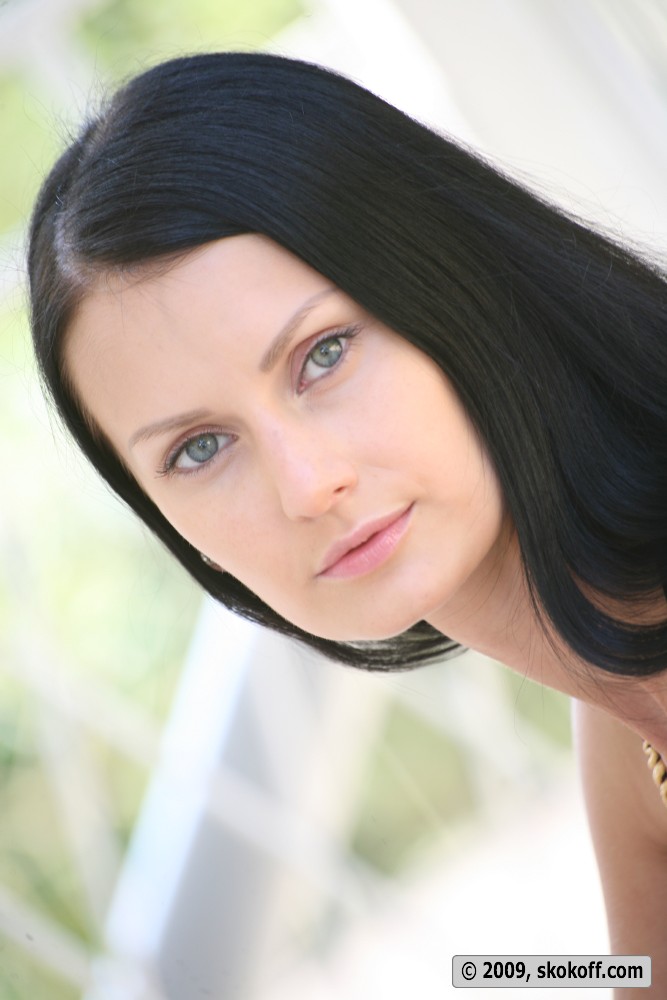 Katerina on balcony