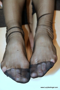 Sylva loves nylons