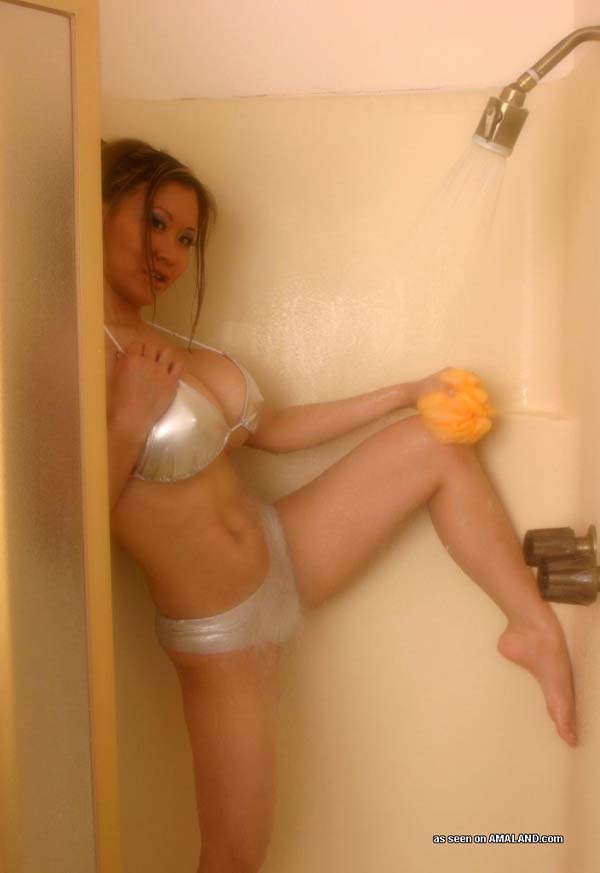 Busty Shower babe