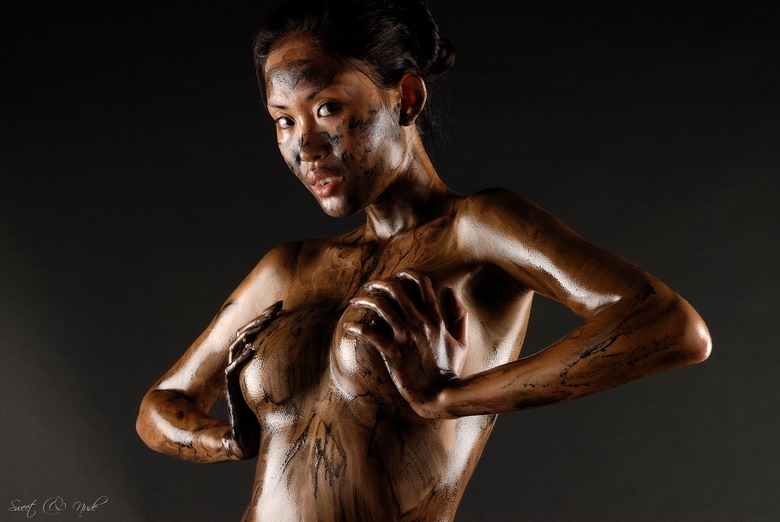 Danika - Black Oil Bodyscape