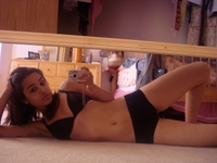 In the room of an exotic beauty GF