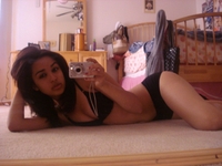 In the room of an exotic beauty GF