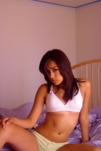 In the room of an exotic beauty GF
