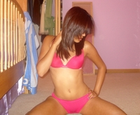 In the room of an exotic beauty GF
