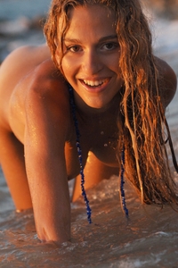 Tempting Kati in the sunset