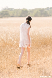 Violet on the fields