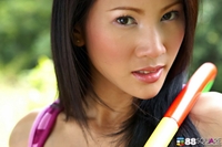 Brunette Asian Nancy Ho