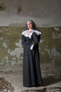 Playful nun Judith Able