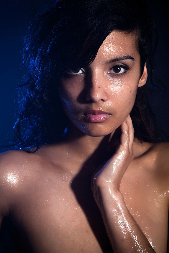 Busty Indian Babe with Brown Eyes