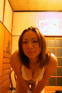 Set of amateur asians