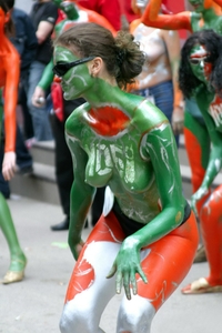 Topless Bodypaint Art Festival