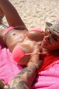 Jodie Marsh is Pink in the Caribbean